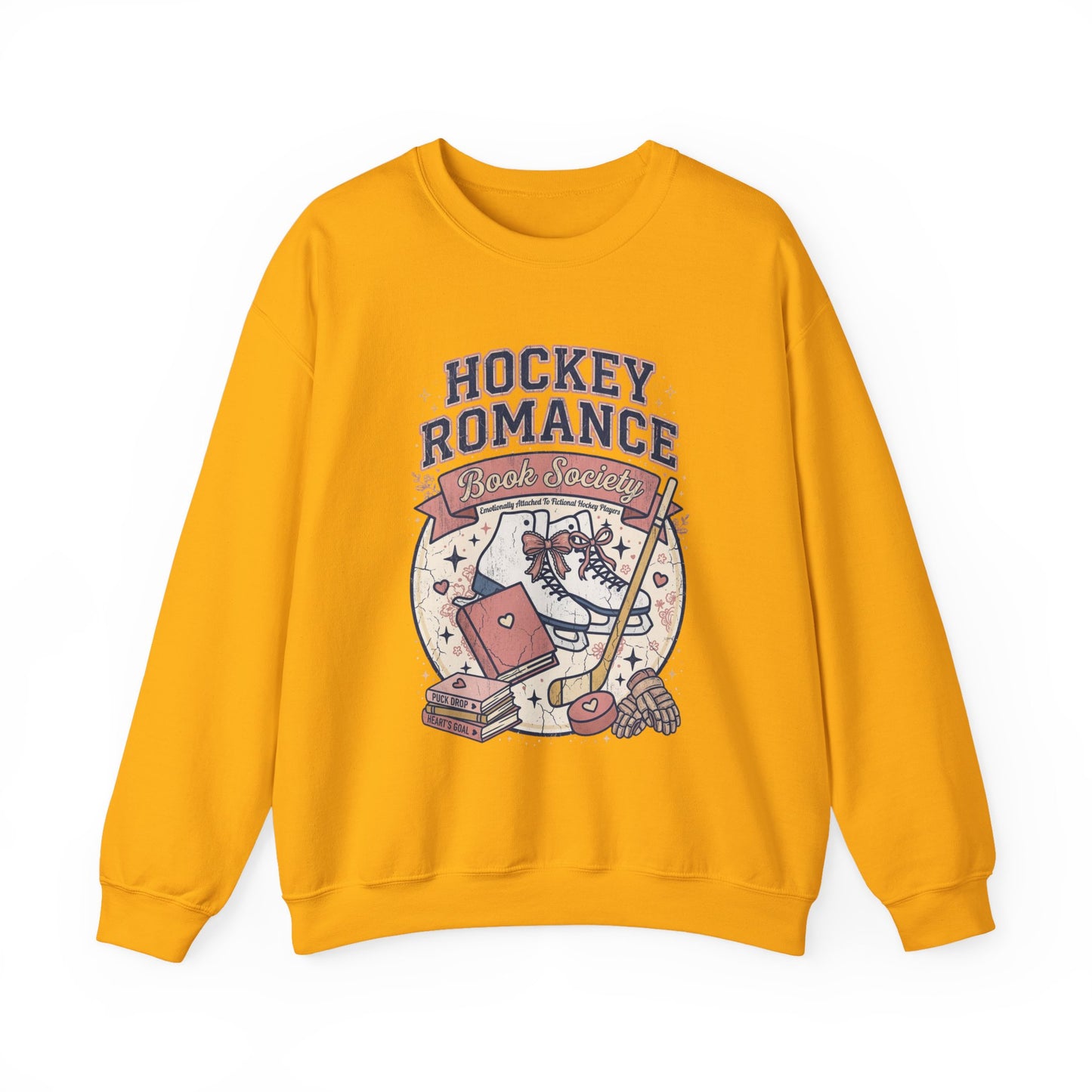 Hockey Romance Sweatshirt, Booktok Hockey Romance Crewneck, Romance Reader Sweatshirt, Cozy Hockey Book Girly Gift