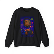 Gaming Capybara Sweatshirt, Unisex Crewneck, Relaxed Fit, Perfect for Gamers, Cozy Gift for Birthdays, Fun Homewear