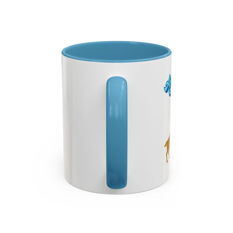 'Aries' Zodiac Accent Coffee Mug