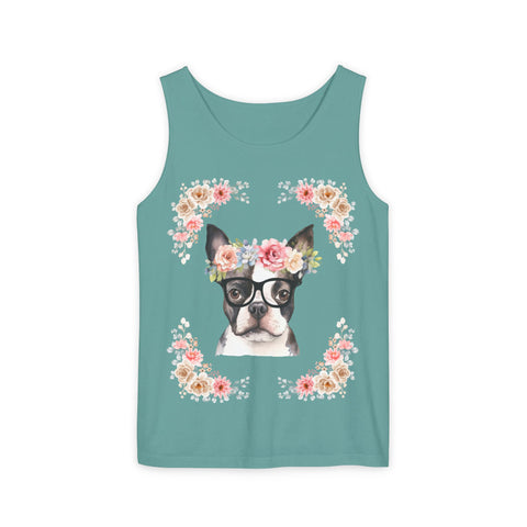 Geeky Goddess French Bullldog Unisex Tank Top
