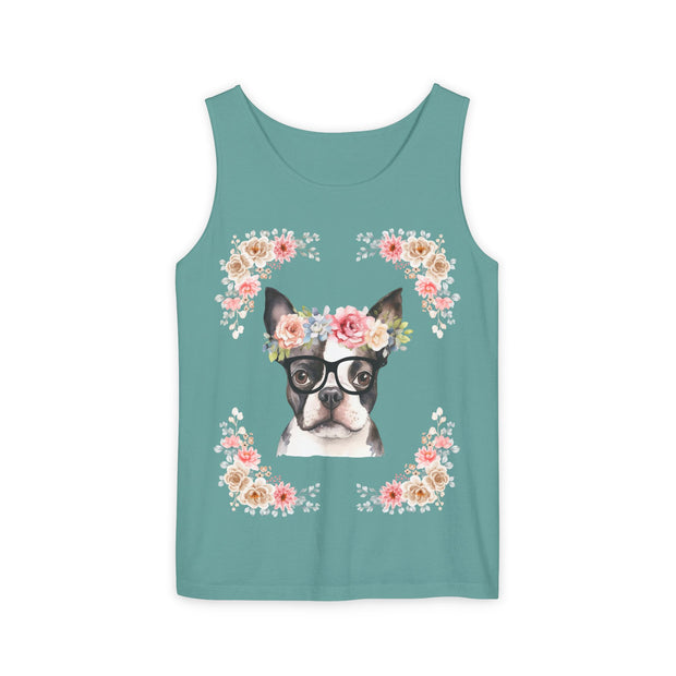 Geeky Goddess French Bullldog Unisex Tank Top