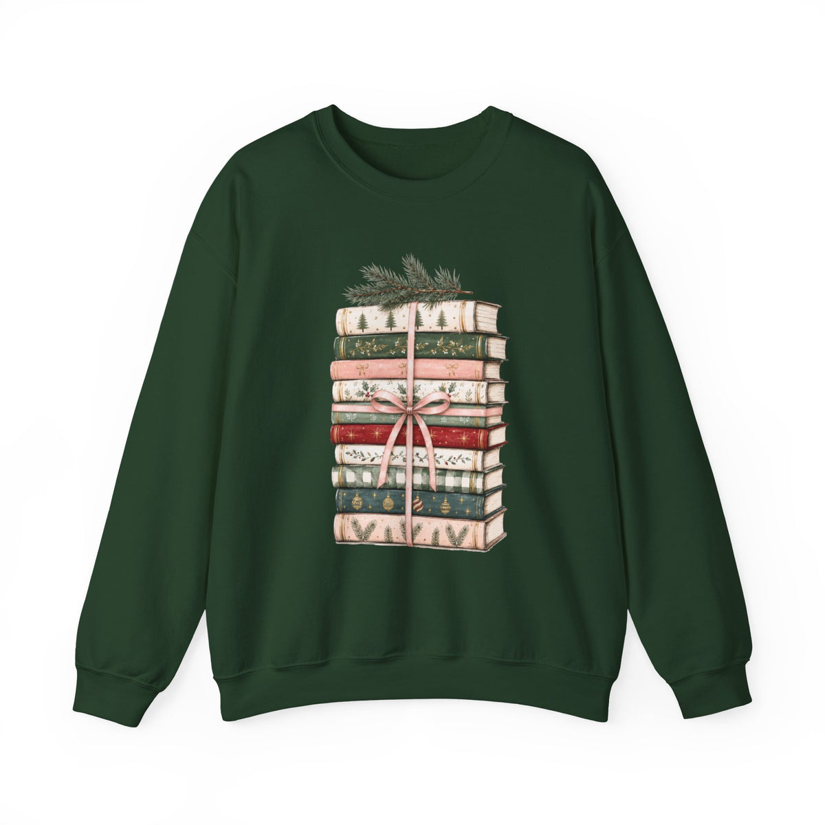 Bookish Christmas Sweatshirt, Christmas Book Lover Crewneck, Cozy Reader Sweater, BookTok Holiday Shirt, Reader Christmas Gift