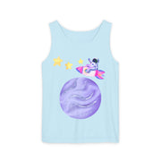 Astronaut Taking Off In Space Unisex Tank Top