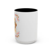 Geeky Goddess Golden Retriever Accent Coffee Mug