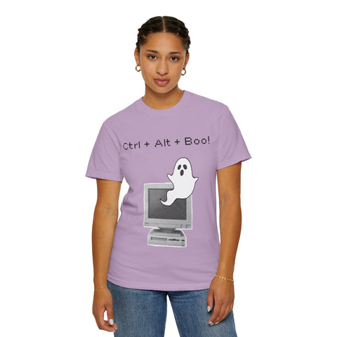 'Ctrl + Alt + Boo!' Unisex T-shirt