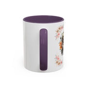 Geeky Goddess Gray Cat Accent Coffee Mug