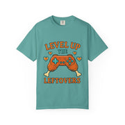 Gamer T-shirt - Level Up the Leftovers | Unisex Gaming Tee, Casual Wear, Game Night Shirt, Gift for Gamers, Funny Apparel
