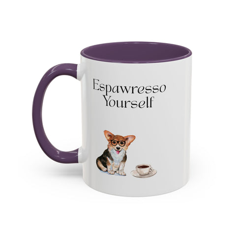 'Espawresso Yourself' Corgi Accent Coffee Mug