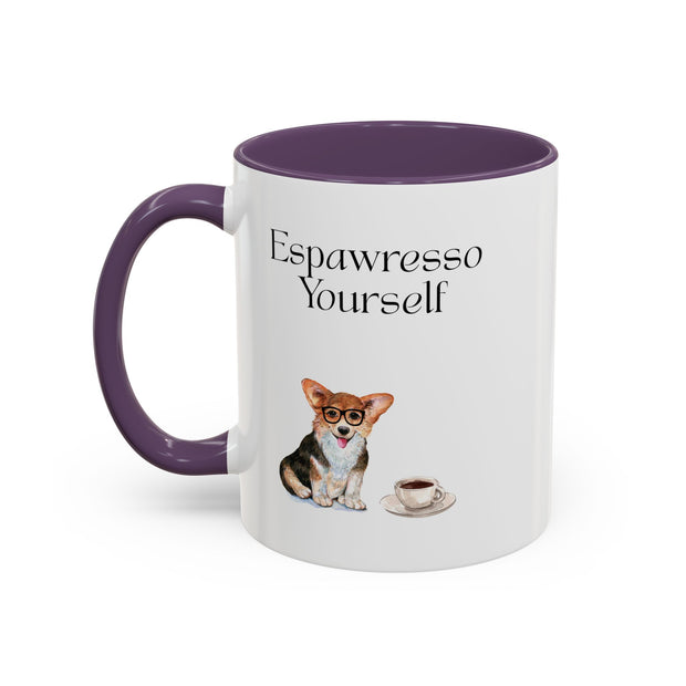 'Espawresso Yourself' Corgi Accent Coffee Mug