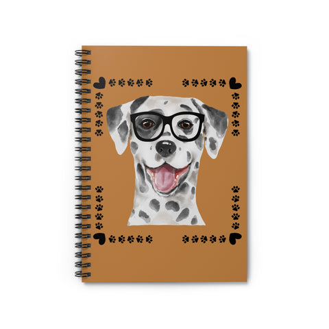Geeky Good Dalmatian Spiral Notebook