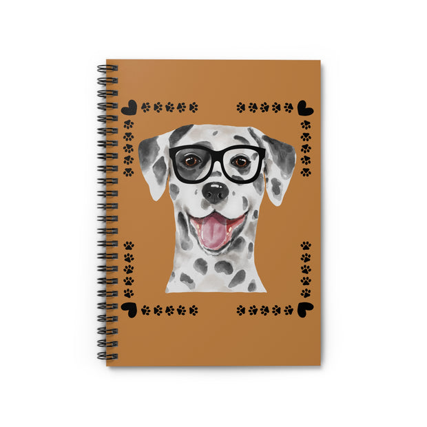 Geeky Good Dalmatian Spiral Notebook