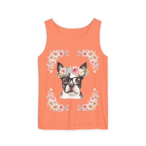 Geeky Goddess French Bullldog Unisex Tank Top