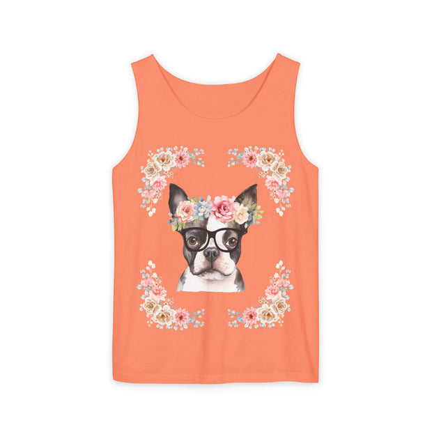 Geeky Goddess French Bullldog Unisex Tank Top