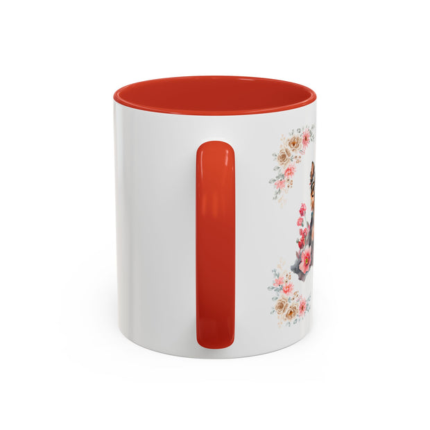 Geeky Goddess Yorkie Accent Coffee Mug