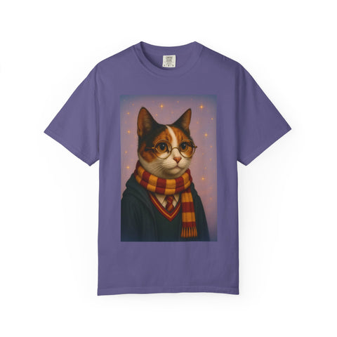 Pawgwarts Tricolored Cat Unisex T-Shirt