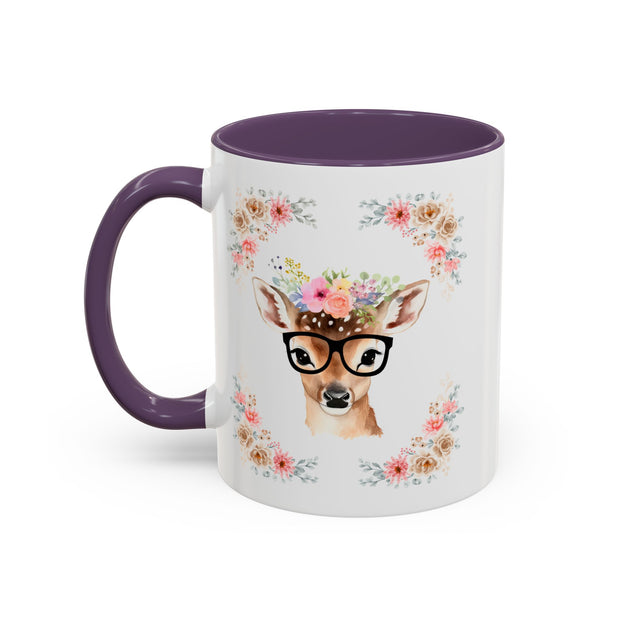 Geeky Goddess Deer Accent Coffee Mug