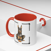 Geeky Good Doberman Accent Coffee Mug