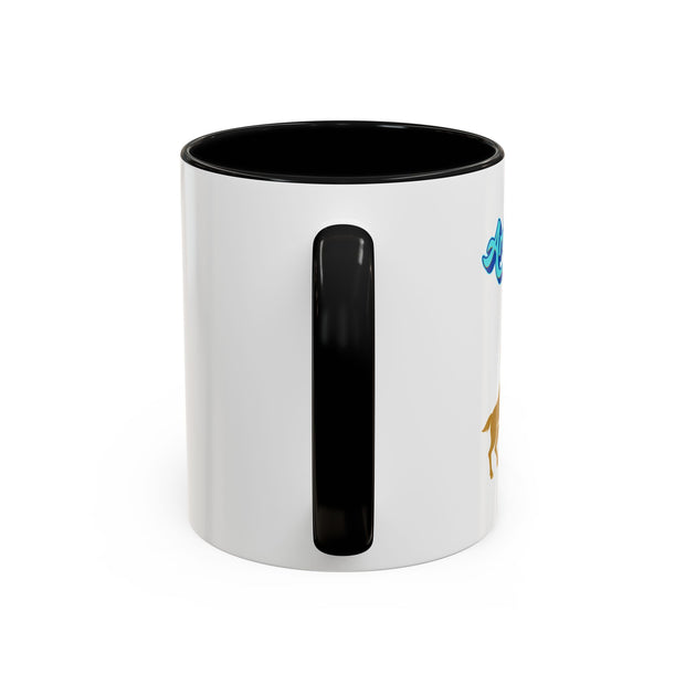 'Aries' Zodiac Accent Coffee Mug