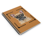 Geeky Good French Bulldog Spiral Notebook