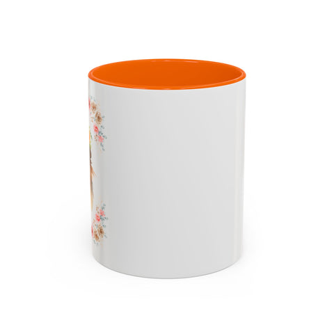 Geeky Goddess Guinea Pig Accent Coffee Mug