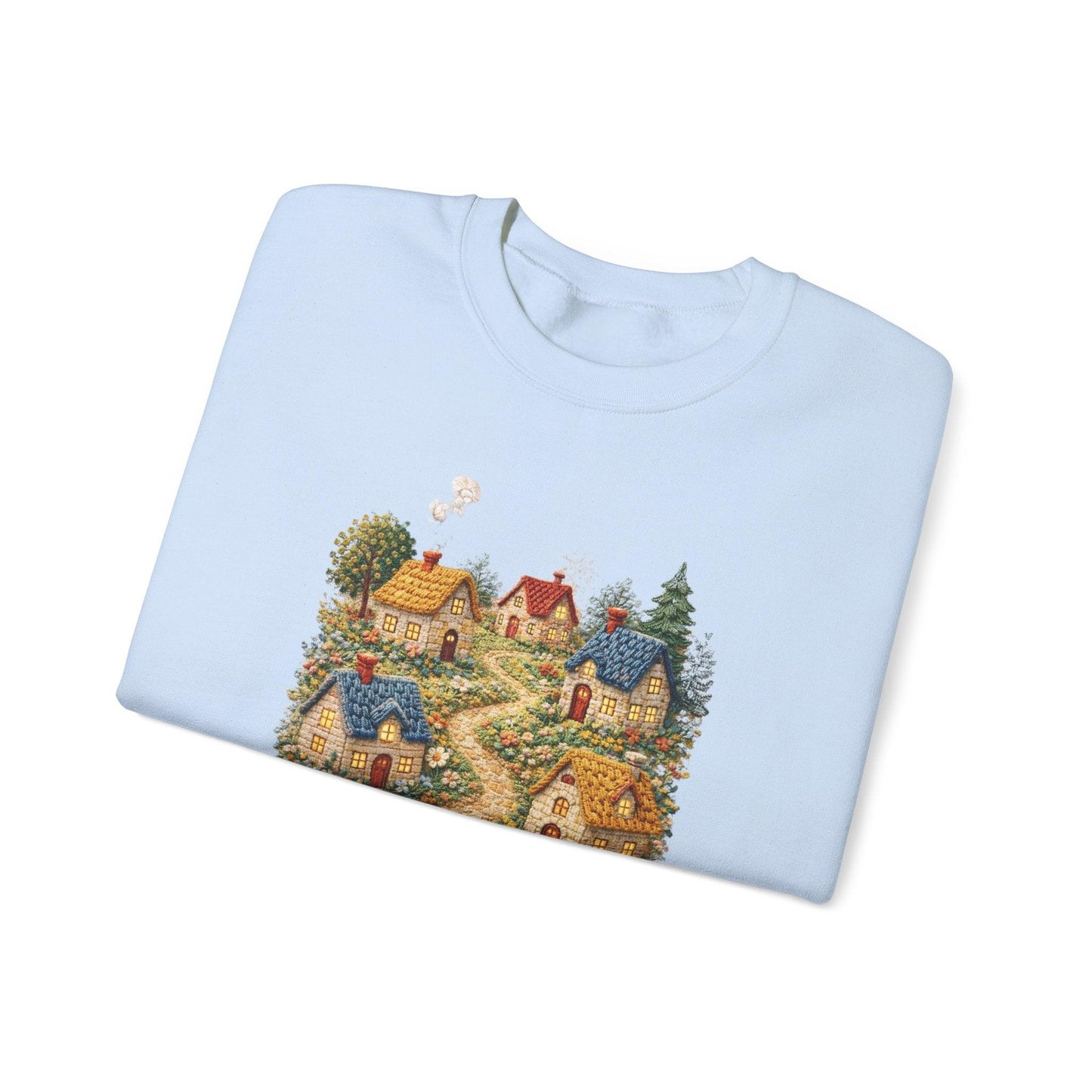 Cozy Cottage Pathway Sweatshirt | Country Village Scenic Crewneck