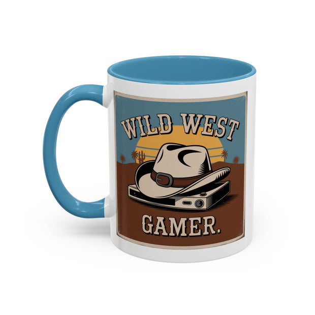 'Wild West Gamer' Accent Coffee Mug
