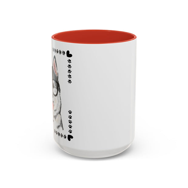 Geeky Good Siberian Husky Accent Coffee Mug