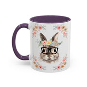 Geeky Goddess Bunny Accent Coffee Mug