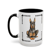Geeky Good Doberman Accent Coffee Mug