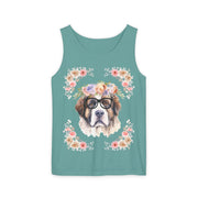 Geeky Goddess Saint Bernard Unisex Tank Top