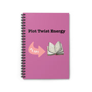 'Plot Twist Energy' Spiral Notebook