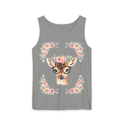 Geeky Goddess Deer Unisex Tank Top