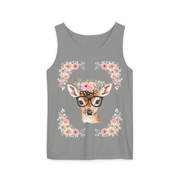 Geeky Goddess Deer Unisex Tank Top
