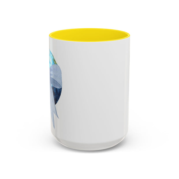 Earth Wrapped In A Bow Accent Coffee Mug