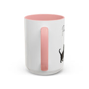 'Paws and Reflect' Cats Accent Coffee Mug