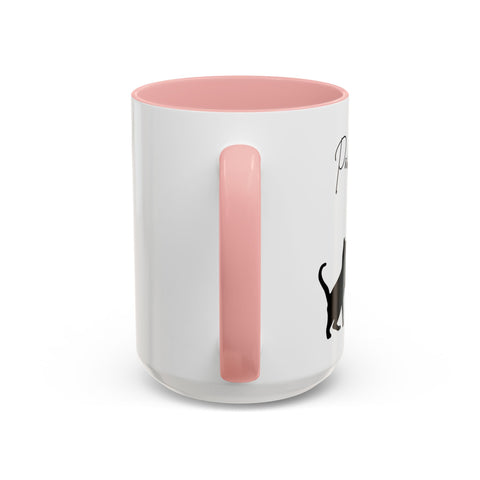 'Paws and Reflect' Cats Accent Coffee Mug