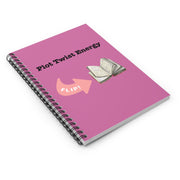 'Plot Twist Energy' Spiral Notebook