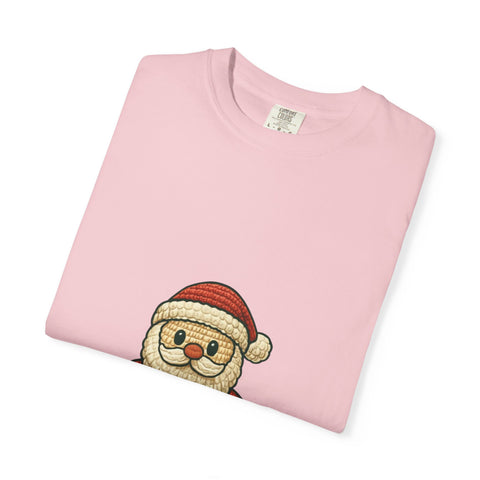 Festive Santa Gaming T-Shirt, Unisex Holiday Tee, Funny Christmas Shirt, Gamer Gift, Cute Santa Design