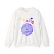 Astronaut Taking Off In Space Unisex Crewneck Sweatshirt