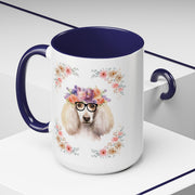 Geeky Goddess French Poodle Accent Coffee Mug