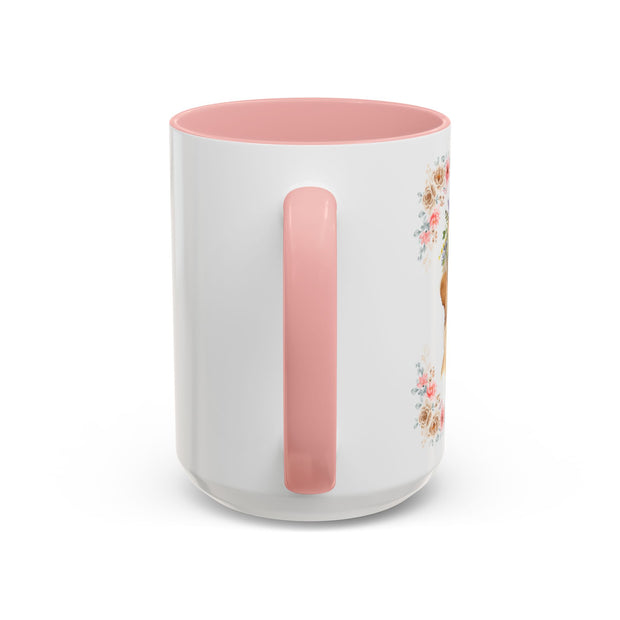 Geeky Goddess Golden Retriever Accent Coffee Mug