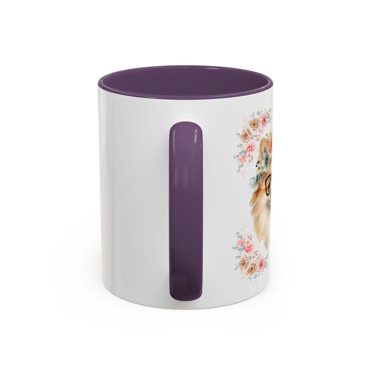 Geeky Goddess Pomeranian Accent Coffee Mug