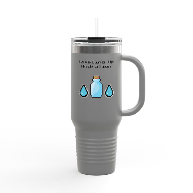 'Leveling Up Hydration' Insulated Travel Mug, 40oz