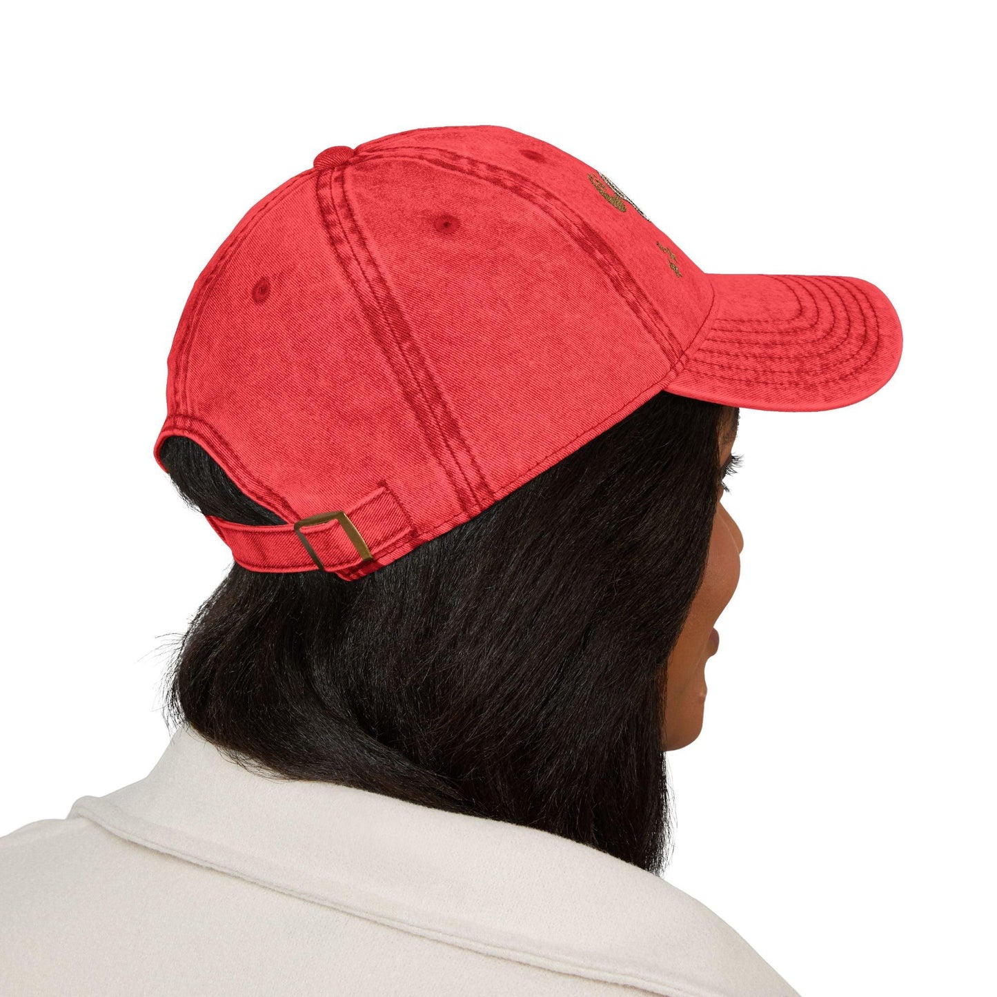 'Pisces' Vintage Embroidered Cap