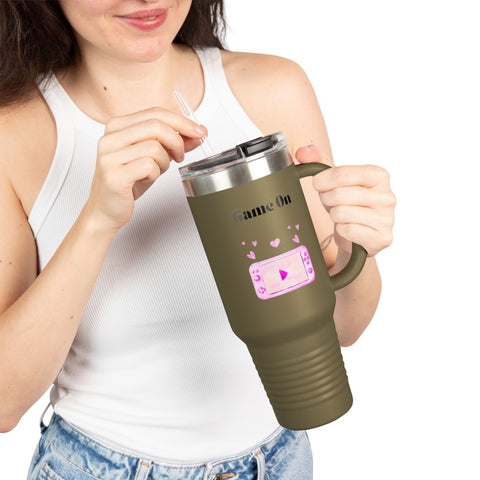'Game On' Insulated Travel Mug, 40oz