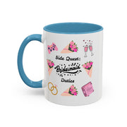 'Side Quest: Bridesmaid Duties' Accent Coffee Mug