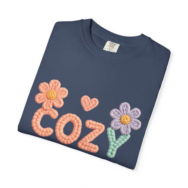 Cozy Vibes T-shirt - Unisex Garment-Dyed