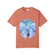 Blue/Green Planet Wrapped In A Bow Unisex T-Shirt