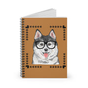 Geeky Good Siberian Husky Spiral Notebook
