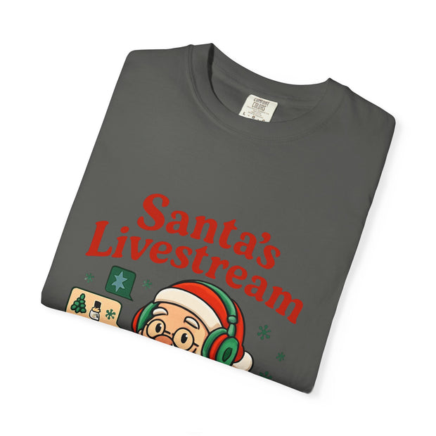 'Santa Livestream: Join the Fun! ' T-Shirt